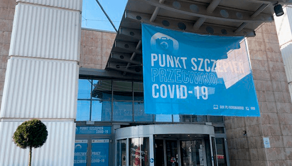 The temporary COVID-19 vaccination centre in our shopping centre